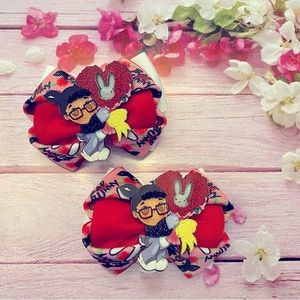 Bad Bunny bouquet Bow (Pair)
